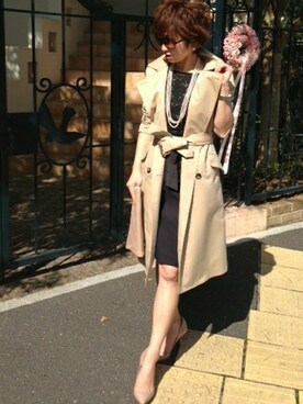 スタッフさん(レディース・158cm)の春コーディネート