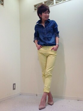 スタッフさん(レディース・158cm)の春コーディネート