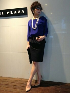 スタッフさん(レディース・158cm)の春コーディネート