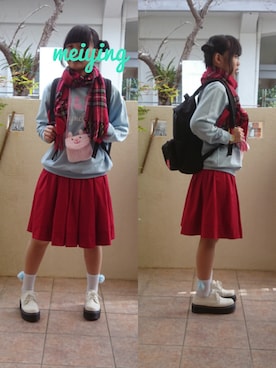 「Manhattan Portage」｜meiyingさん（レディース・150cm）の冬コーディネート