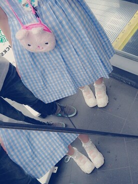 「Nile PERCH（ナイルパーチ）のアイテム（ワンピース/ドレス）」を使った、meiyingさん（レディース・151cm）の秋コーディネート