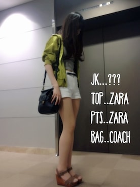 erinaさんの（ZARA TRF | ザラティーアールエフ）を使ったコーディネート