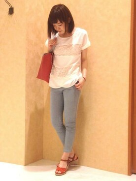 おかださん（レディース・164cm）の夏コーディネート