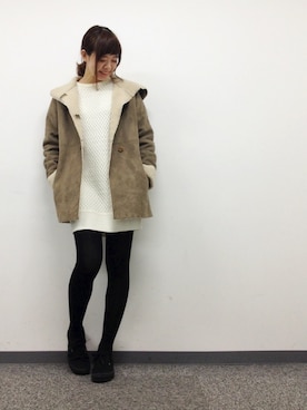 おかださん（レディース・164cm）の冬コーディネート