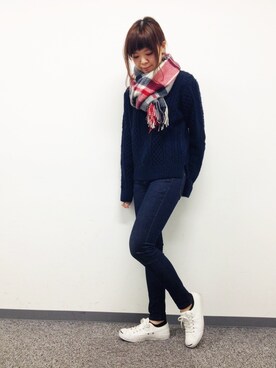 おかださん（レディース・164cm）の冬コーディネート