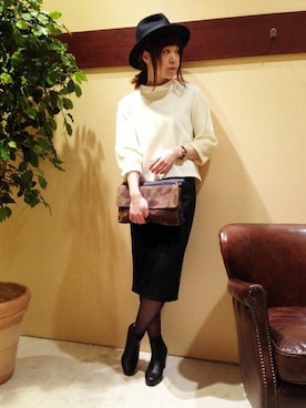 おかださん（レディース・164cm）の冬コーディネート