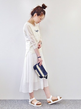 おかださん（レディース・164cm）の春コーディネート