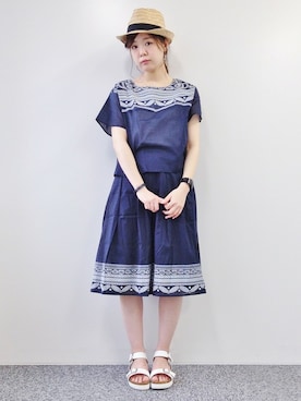 おかださん（レディース・164cm）の春コーディネート