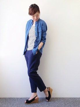 おかださん（レディース・164cm）の春コーディネート