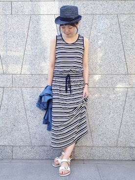 おかださん（レディース・164cm）の夏コーディネート