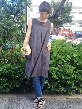 おかださん（レディース・164cm）の夏コーディネート