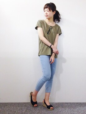 おかださん（レディース・164cm）の夏コーディネート