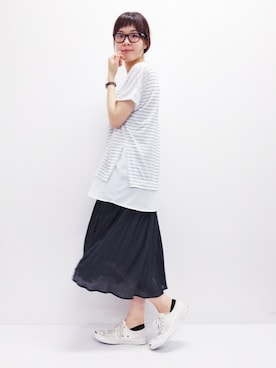 おかださん（レディース・164cm）の夏コーディネート