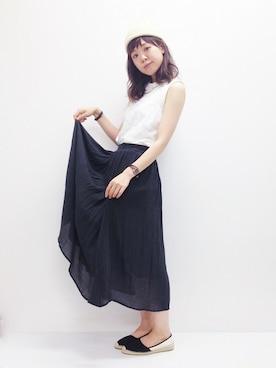 おかださん（レディース・164cm）の夏コーディネート