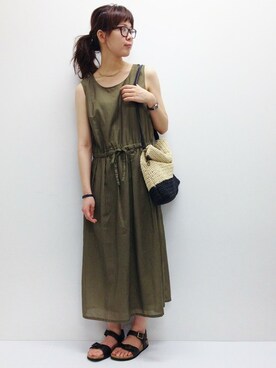 おかださん（レディース・164cm）の夏コーディネート