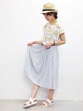 おかださん（レディース・164cm）の夏コーディネート