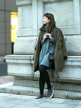 おかださん（レディース・164cm）の冬コーディネート