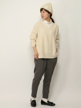 おかださん（レディース・164cm）の冬コーディネート