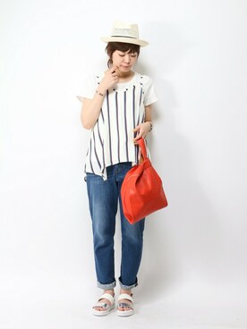 おかださん（レディース・164cm）の春コーディネート