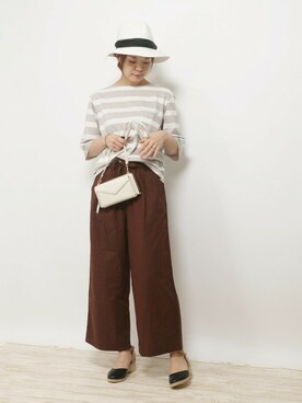 おかださん（レディース・164cm）の夏コーディネート