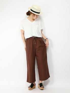 おかださん（レディース・164cm）の夏コーディネート