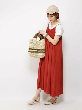 おかださん（レディース・164cm）の夏コーディネート