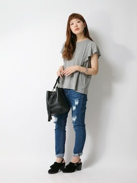 おかださん（レディース・164cm）の夏コーディネート