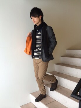 「nonnative（ノンネイティブ）のアイテム（その他アウター）」を使った、taikiさん（メンズ・168cm）の冬コーディネート