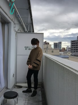 「SPINNS（スピンズ）のアイテム（ドレスシューズ）」を使った、いのまた(仮)さん（メンズ・163cm）の秋コーディネート