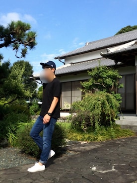 「CONVERSE（コンバース）のCONVERSE コンバース ジャック パーセル / JACK PURCEL（スニーカー）」を使った、u_pさん（メンズ・175cm）の夏コーディネート