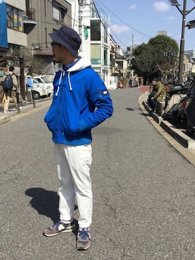「HELLY HANSEN（ヘリーハンセン）のアイテム（ジャケット/アウター）」を使った、HELLY HANSEN原宿店さん（メンズ・170cm）の春コーディネート