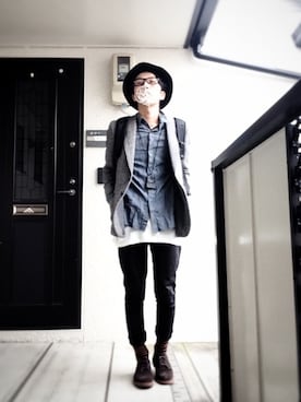 「ツイードジャケット」｜kohiroさん（メンズ・173cm・20代）の春コーディネート