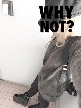 「YEVS（イーブス）のアイテム（パーカー）」を使った、nagisaさん（レディース・155cm）の秋コーディネート