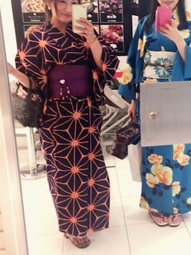 「ビアガーデン」｜「アイテム（その他）」を使った、TAKAKOSさん（レディース・158cm）の夏コーディネート