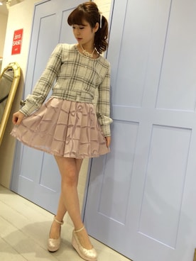 「ISBIT（アイズビット）のアイテム（トップス）」を使った、、さん（レディース・157cm）の冬コーディネート