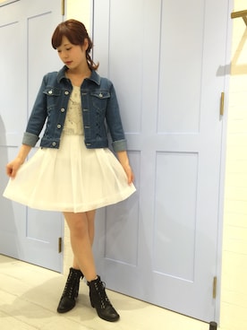 「ユニコーン」｜「アイテム（ジャケット/アウター）」を使った、、さん（レディース・157cm）の春コーディネート