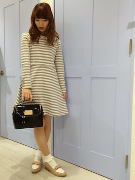 「春ワンピ」｜、さん（レディース・157cm）の春コーディネート