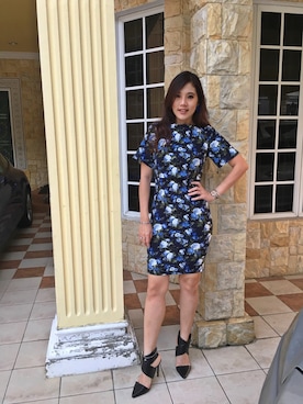 「zaloramy」｜「アイテム（ワンピース）」を使った、riena44さん（レディース・171cm）の春コーディネート