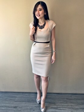 「zaloramy」｜「アイテム（ワンピース/ドレス）」を使った、riena44さん（レディース・171cm）の春コーディネート