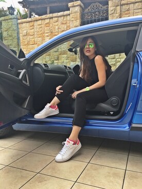 「ZALORA（-）のアイテム（オールインワン・サロペット）」を使った、riena44さん（レディース・171cm）の春コーディネート