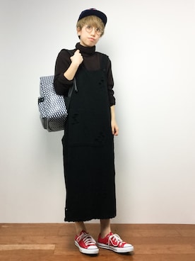 「PRINGLE 1815(プリングル1815)のアイテム」を使った、MIKULUさん(レディース・157cm)の秋コーディネート