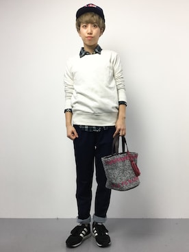 「La Leia（ラレイア）のアイテム」を使った、MIKULUさん（レディース・157cm）の秋コーディネート