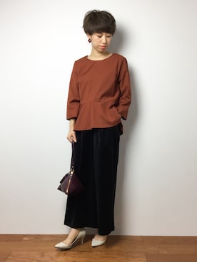 「アイテム（ハンドバッグ）」を使った、MIKULUさん（レディース・157cm・10代）の秋コーディネート