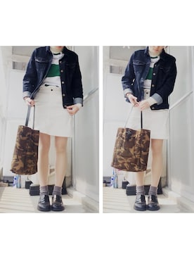 こももももももこももももさん（レディース・159cm）の春コーディネート