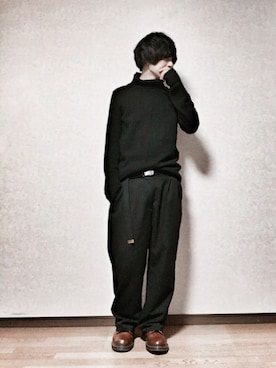 「DELAY by Win & Sons（ディレイバイウィンアンドサンズ）のアイテム（トップス）」を使った、RYOTAさん（メンズ・170cm）の秋コーディネート