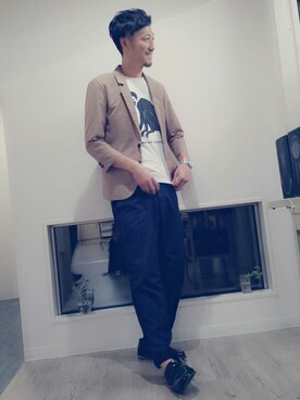 会沢邦充さんのコーディネート