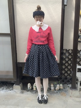 「アイテム（タイツ/ストッキング）」を使った、sumika .さん（レディース・163cm・20代）の秋コーディネート