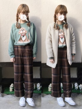 「ウエストイン」｜「アイテム（ブルゾン）」を使った、sumika .さん（レディース・164cm）の冬コーディネート