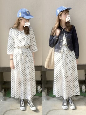 「Ralph Lauren」｜「アイテム（デニムジャケット）」を使った、sumika .さん（レディース・164cm）の春コーディネート