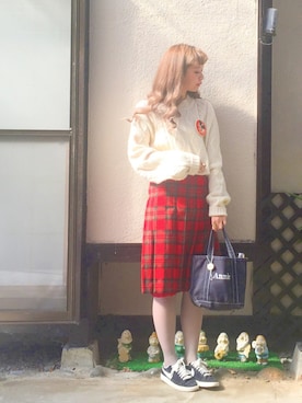 「アイテム（トートバッグ）」を使った、sumika .さん（レディース・164cm・20代）の冬コーディネート